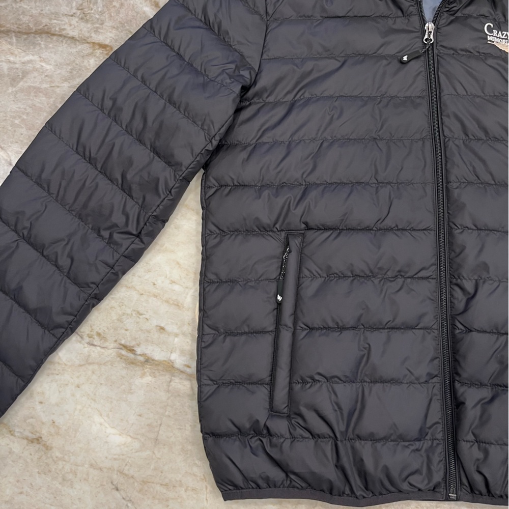 Crazy Horse Memorial Weatherproof "PillowPac" Puffer Jacket Black Men’s Small - Picture 4 of 13